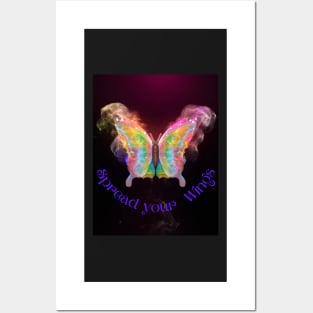 Butterfly Mystic Spread your Wings Posters and Art